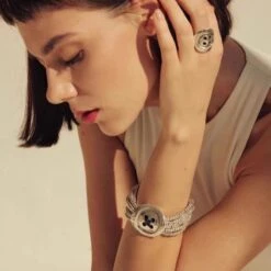 Simple Style Classic Style Oval Copper Layered Plating Silver Plated Bracelets -Cheap Jewelry Store 1676796754365911040