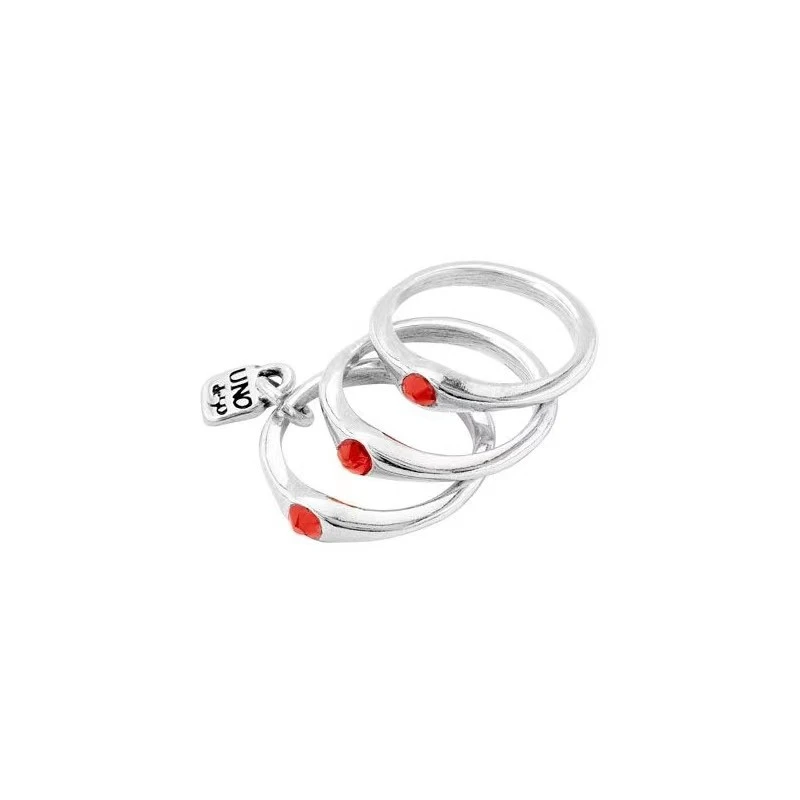 Novelty Artistic Letter Lock Copper Plating Inlay Crystal Silver Plated Rings 5 Novelty Artistic Letter Lock Copper Plating Inlay Crystal Silver Plated Rings - Image 3