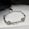Chinoiserie Square Sterling Silver Aventurine Bracelets In Bulk -Cheap Jewelry Store 1676797157937647616