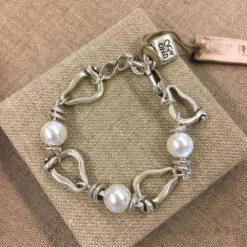 Retro Geometric Letter Imitation Pearl Copper Plating Silver Plated Rings Bracelets Earrings -Cheap Jewelry Store 1676798547988713472 1