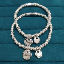 Retro Round Letter Copper Charm Plating Silver Plated Bracelets -Cheap Jewelry Store 1676798583589965824 1