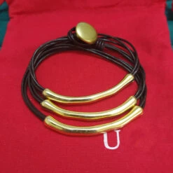 Retro Geometric Cowhide Copper Layered Plating Silver Plated Bracelets -Cheap Jewelry Store 1676798648538763264