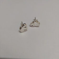 1 Pair Sweet Tassel Heart Shape Pig Nose Plating Copper Silver Plated Earrings -Cheap Jewelry Store 1676798746874220544