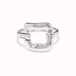 Simple Style Classic Style Square Copper Plating Silver Plated Bangle -Cheap Jewelry Store 1676798754595934208