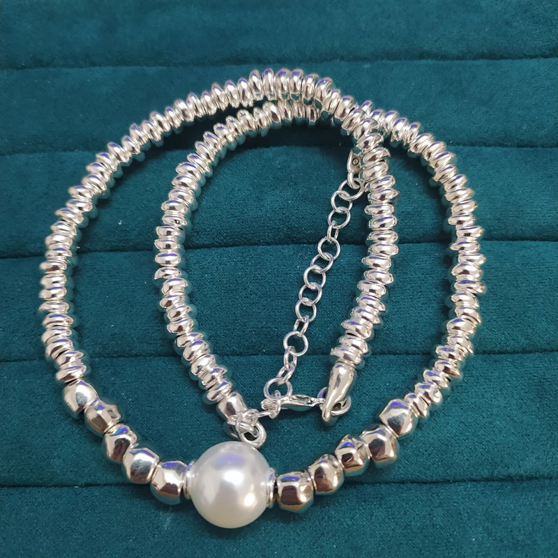 Simple Style Classic Style Irregular Geometric Imitation Pearl Copper Plating Silver Plated Bracelets Earrings Necklace 7 Simple Style Classic Style Irregular Geometric Imitation Pearl Copper Plating Silver Plated Bracelets Earrings Necklace - Image 5