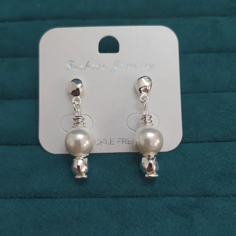 Simple Style Classic Style Irregular Geometric Imitation Pearl Copper Plating Silver Plated Bracelets Earrings Necklace 4 Simple Style Classic Style Irregular Geometric Imitation Pearl Copper Plating Silver Plated Bracelets Earrings Necklace - Image 2