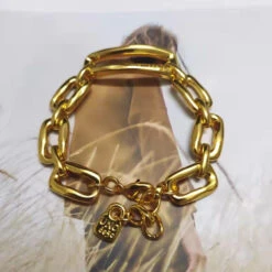 Retro Letter Lock Rectangle Copper Charm Plating Silver Plated Bracelets -Cheap Jewelry Store 1676798890269085696