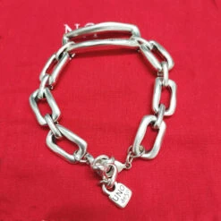 Retro Letter Lock Rectangle Copper Charm Plating Silver Plated Bracelets -Cheap Jewelry Store 1676798979477737472