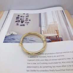 Retro Classic Style Round Solid Color Copper Plating Silver Plated Bangle -Cheap Jewelry Store 1676799120259551232