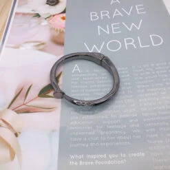 Retro Classic Style Round Solid Color Copper Plating Silver Plated Bangle -Cheap Jewelry Store 1676799154162110464