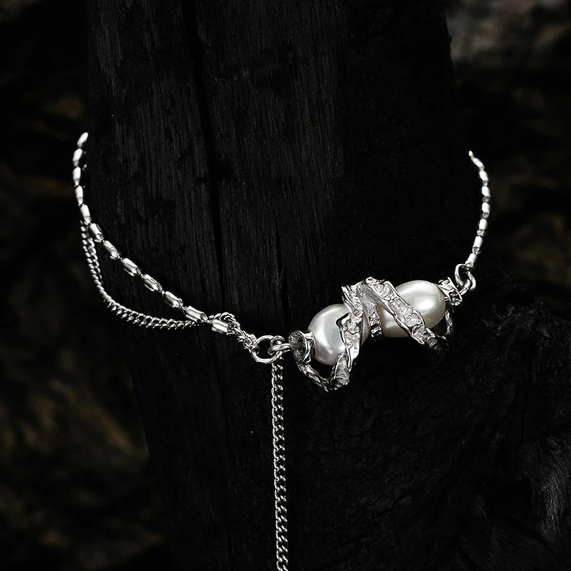 Simple Style Solid Color Sterling Silver Bracelets In Bulk 8 Simple Style Solid Color Sterling Silver Bracelets In Bulk - Image 6