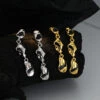 1 Pair Commute Solid Color Irregular Sterling Silver Drop Earrings -Cheap Jewelry Store 1676806051183333376