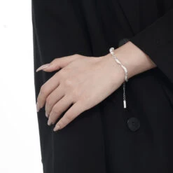 Simple Style Round Sterling Silver Bracelets In Bulk -Cheap Jewelry Store 1676806529896026112