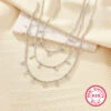 Lady Letter Star Butterfly Sterling Silver Plating White Gold Plated Necklace -Cheap Jewelry Store 1676879069796503552