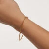 Simple Style Solid Color Sterling Silver Plating Gold Plated Bracelets -Cheap Jewelry Store 1677125446996725760