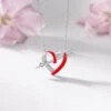 Simple Style Heart Shape Sterling Silver Plating Inlay Moissanite Gold Plated Pendant Necklace -Cheap Jewelry Store 1677559762386030592