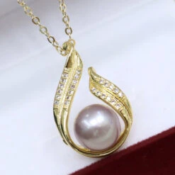 Elegant Simple Style Geometric Copper Inlay Freshwater Pearl Zircon Pendant Necklace -Cheap Jewelry Store 1677574158357237760 1