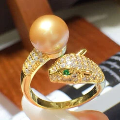 Glam Luxurious Animal Copper Inlay Freshwater Pearl Open Rings 12 Glam Luxurious Animal Copper Inlay Freshwater Pearl Open Rings -Cheap Jewelry Store 1677575991226142720
