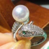 Glam Luxurious Animal Copper Inlay Freshwater Pearl Open Rings -Cheap Jewelry Store 1677576051758338048