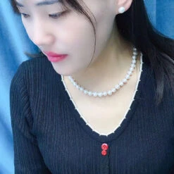 Elegant Lady Simple Style Solid Color Freshwater Pearl Necklace -Cheap Jewelry Store 1677576099158167552