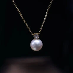 Simple Style Ball Copper Inlay Zircon Pendant Necklace -Cheap Jewelry Store 1677576328108445696