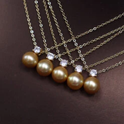 Simple Style Ball Copper Inlay Zircon Pendant Necklace -Cheap Jewelry Store 1677576424959119360