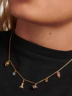 Simple Style Spaceship Sterling Silver Inlay Zircon Necklace -Cheap Jewelry Store 1677588052161204224