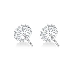 1 Pair Lady Flower Plating Inlay Sterling Silver Jade Ear Studs -Cheap Jewelry Store 1678209590807891968