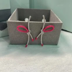 1 Pair Modern Style Streetwear Bow Knot Sterling Silver Ear Studs -Cheap Jewelry Store 1678694868593020928