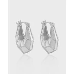 1 Pair Simple Style U Shape Plating Sterling Silver 18K Gold Plated Earrings -Cheap Jewelry Store 1679678063866155008 1