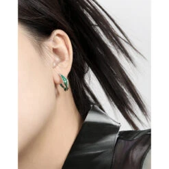 1 Pair Original Design U Shape Plating Sterling Silver Earrings -Cheap Jewelry Store 1679678075341770752