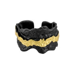 Original Design Retro Color Block Sterling Silver Pleated Open Rings -Cheap Jewelry Store 1679678110745890816