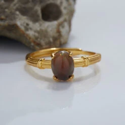 Retro Oval Sterling Silver Inlay Opal Open Rings -Cheap Jewelry Store 1680744755589419008