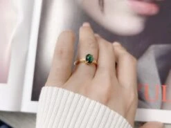 Retro Oval Sterling Silver Inlay Opal Open Rings -Cheap Jewelry Store 1680744759829860352