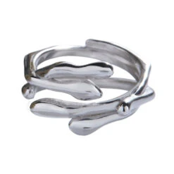 Commute Solid Color Sterling Silver Irregular Plating Gold Plated Open Rings 11 Commute Solid Color Sterling Silver Irregular Plating Gold Plated Open Rings -Cheap Jewelry Store 1680745989247471616