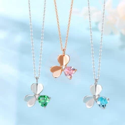 Simple Style Heart Shape Sterling Silver Inlay Crystal Pendant Necklace -Cheap Jewelry Store 1680747137945702400 1