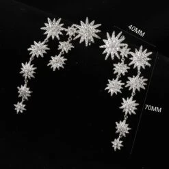 1 Pair Fairy Style Star Inlay Copper Zircon Drop Earrings -Cheap Jewelry Store 1681492083573133312