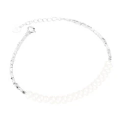 Lady U Shape Freshwater Pearl Sterling Silver Beaded Plating Bracelets -Cheap Jewelry Store 1681499909716578304