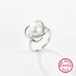 Basic Simple Style Streetwear Round Flower Sterling Silver Inlay Pearl Rings 10 Basic Simple Style Streetwear Round Flower Sterling Silver Inlay Pearl Rings -Cheap Jewelry Store 1681507101052112896