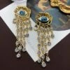 1 Pair Elegant Retro Devil'S Eye Plating Inlay Alloy Zircon Drop Earrings -Cheap Jewelry Store 1682602132160778241