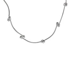 Lady Ball Sterling Silver Plating Necklace -Cheap Jewelry Store 1682602947990654976