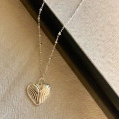 Sweet Heart Shape Sterling Silver Plating Pendant Necklace -Cheap Jewelry Store 1682603252778143744