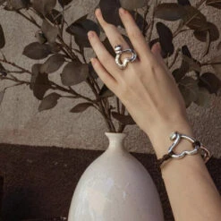 Retro Heart Shape Leather Rope Copper Patchwork Bracelets -Cheap Jewelry Store 1682608145177907200