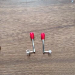 1 Pair Commute Color Block Plating Copper Silver Plated Ear Studs -Cheap Jewelry Store 1682608165939712000