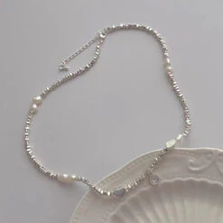 Lady Heart Shape Sterling Silver Plating Necklace -Cheap Jewelry Store 1683646949040984064 1