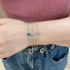 Fashion Oval Sterling Silver Plating Inlay Zircon Bracelets 1 Piece -Cheap Jewelry Store O1CN015ZNguR1PxS590C3vc 2211157391907 0 cib