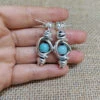 1 Pair Retro Round Plating Amazonite Copper Silver Plated Drop Earrings -Cheap Jewelry Store O1CN018iDGag1HSIEBUsZF9 2214076130756 0 cib
