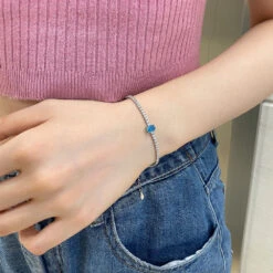 Fashion Oval Sterling Silver Plating Inlay Zircon Bracelets 1 Piece -Cheap Jewelry Store O1CN01MXg2hT1PxS5CVMU8N 2211157391907 0 cib