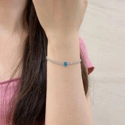 Fashion Oval Sterling Silver Plating Inlay Zircon Bracelets 1 Piece -Cheap Jewelry Store O1CN01uIS2Et1PxS56lppWg 2211157391907 0 cib